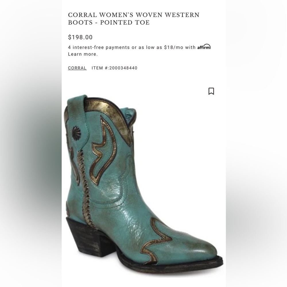 Corral short boot